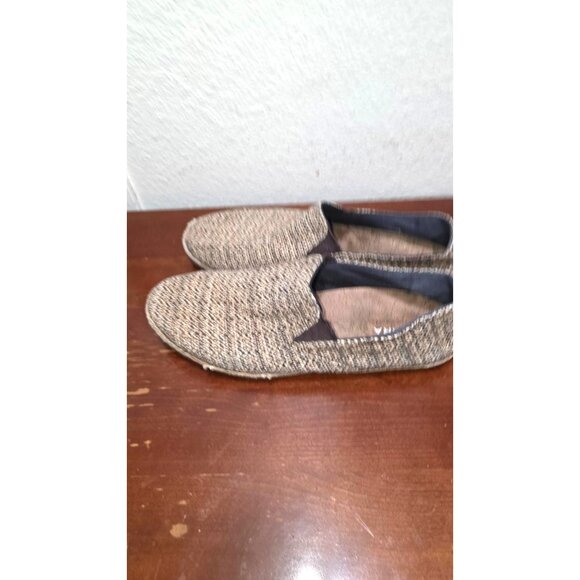 Patara Men's Natural Woven Slip-On Loafers Cork Insole Size 13 - Picture 3 of 8